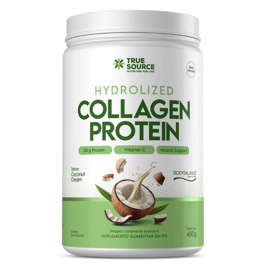 Colageno Hidrolisado Protein Coconut Cream 450g True Source