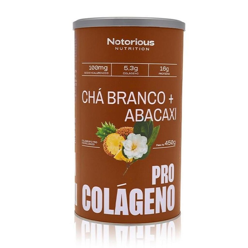 Colágeno Pro Chá Branco Abacaxi 450g