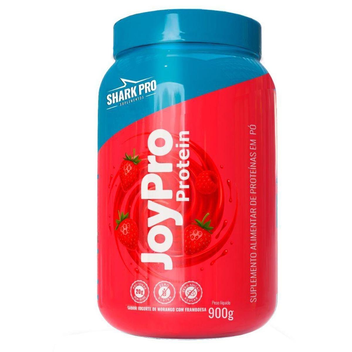 Colageno Protein Concentrado Iogurte Morango 900g - Shark