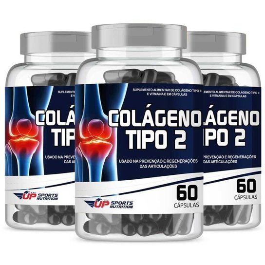 Colágeno Up Sports Nutrition Tipo 2 40mg 60 cápsulas Leve 3 Pague 2 -