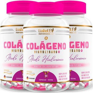 Colágeno Verisol® + Ácido Hialurônico 3 Frascos