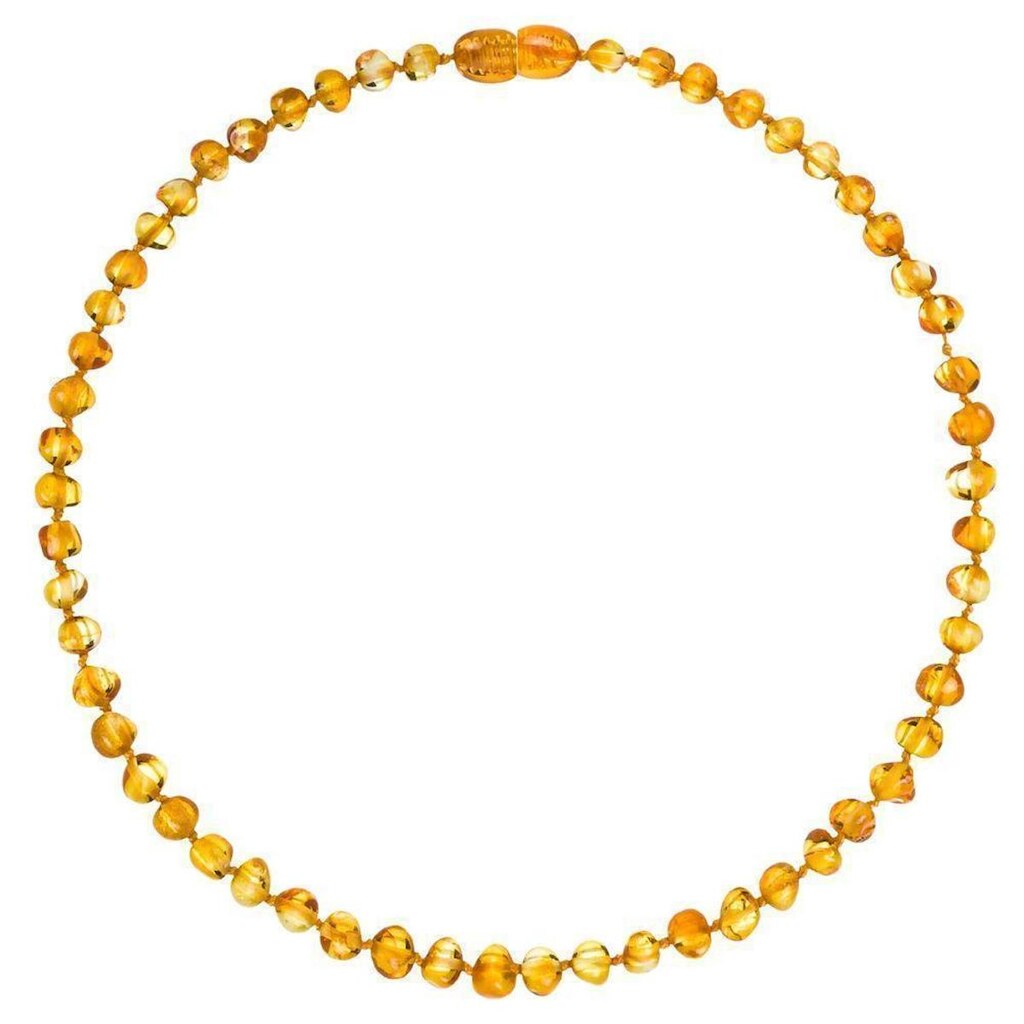 Colar De Âmbar Baroque Honey 32Cm