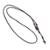 Colar Sari Rope - Key Design - Preto
