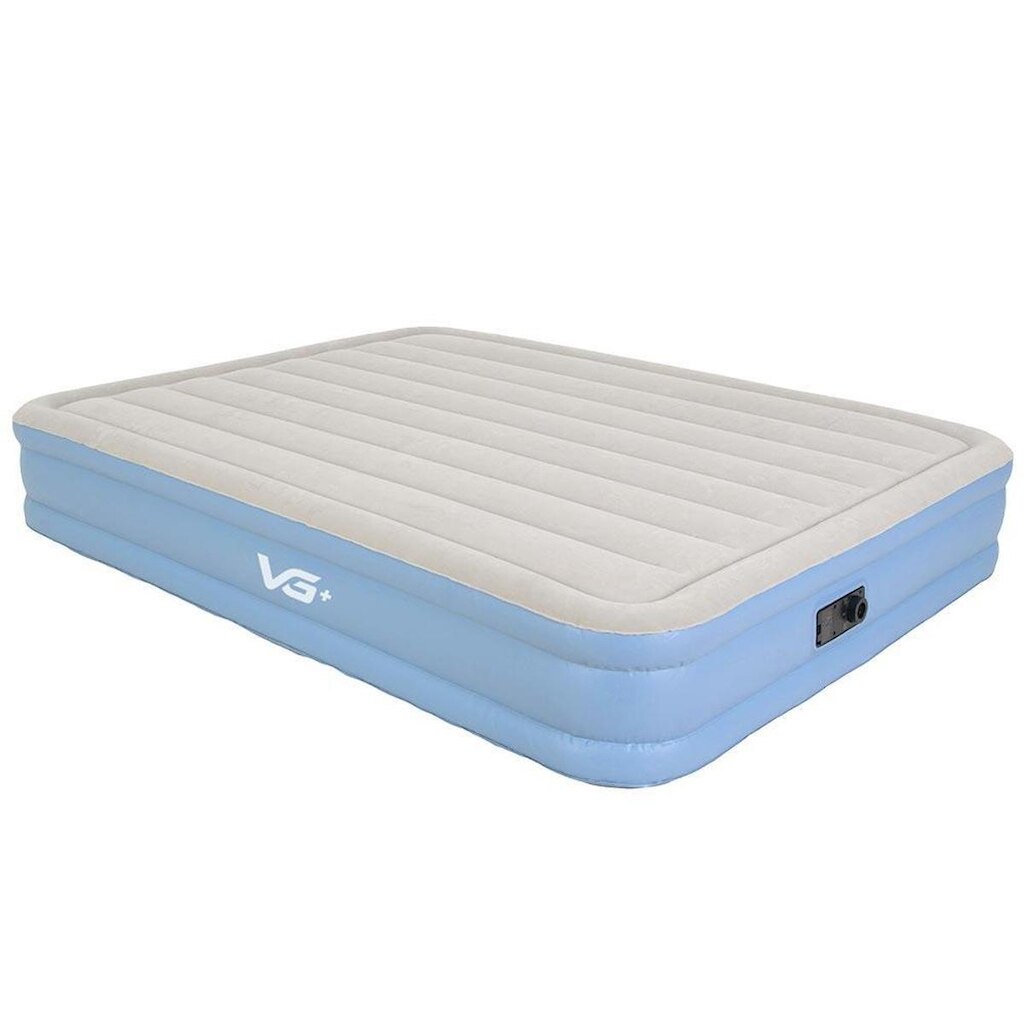 Colchão Inflável Casal Queen Layer Tech Resistente Com Bomba Elétrica Embutida Vg Plus 110V