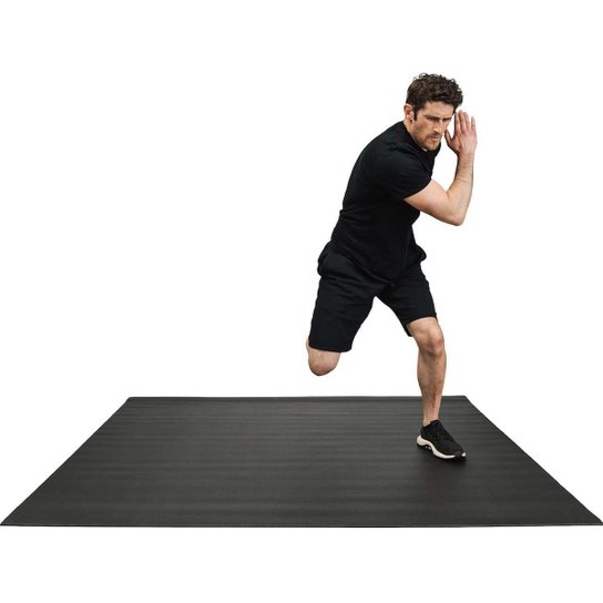 Colchonete Academia exercícios Grande 2x1m - Preto Menor preço em Colchonete Academia exercícios Grande 2x1m - Preto