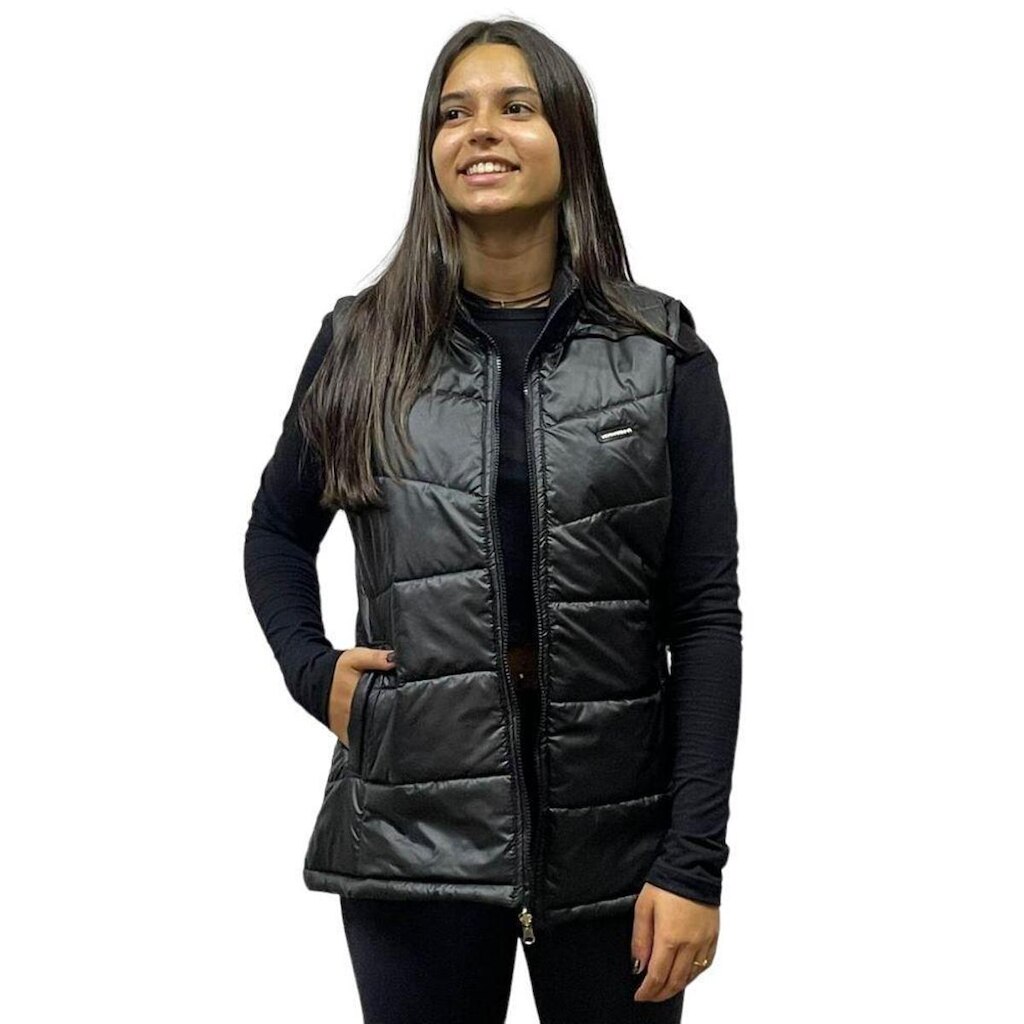 Colete Bobojaco Gola Alta Black- Vida Marinha