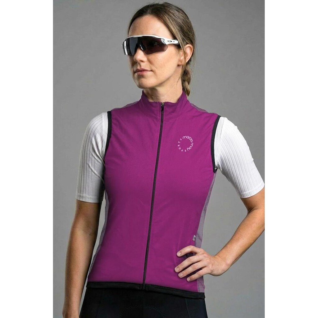 Colete Corta Vento Feminino Marcio May New Race Roxo