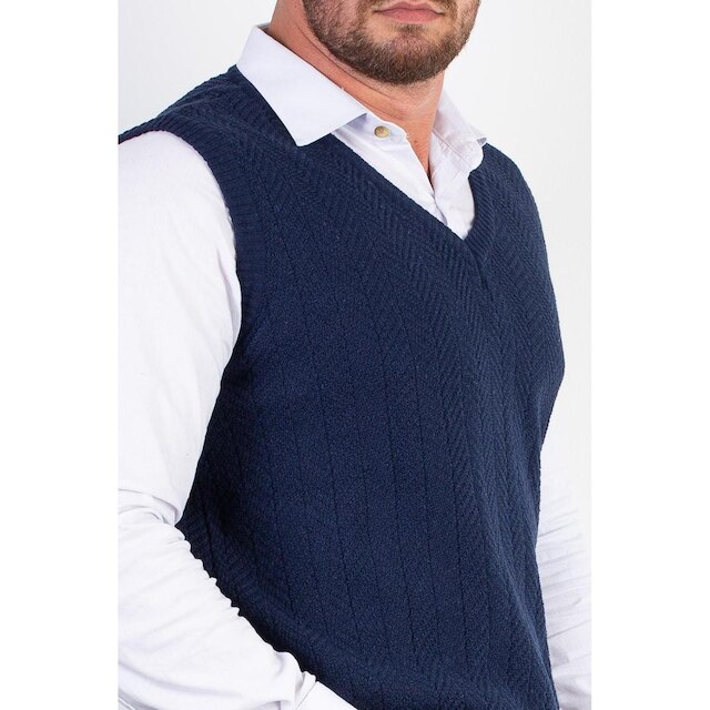 Colete de malha masculino 50009 - GG - Cinza