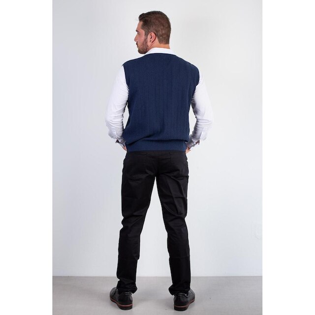 Colete de malha masculino 50009 - GG - Cinza