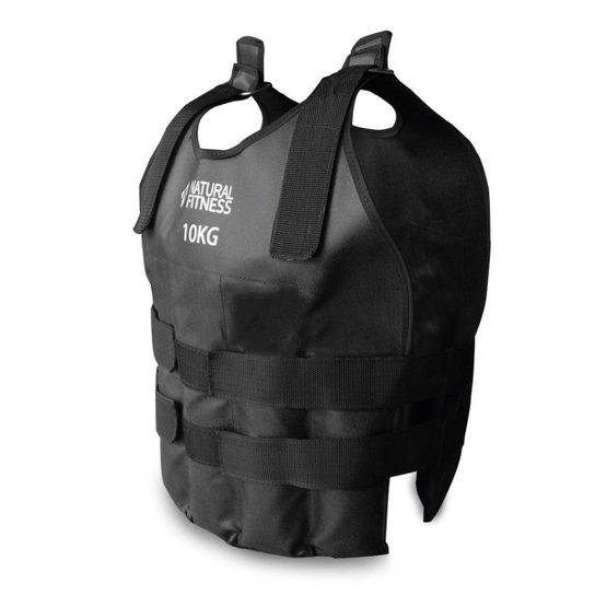 Colete De Peso Cross Training Funcional Resistência 10kg Academia Musculação Profissional - Preto Menor preço em Colete De Peso Cross Training Funcional Resistência 10kg Academia Musculação Profissional - Preto