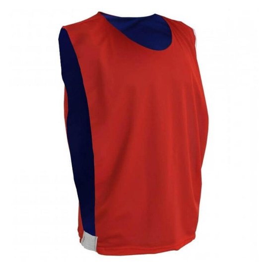Colete de Treino Dupla Face TRB Vermelho e Azul - Vermelho Menor preço em Colete de Treino Dupla Face TRB Vermelho e Azul - Vermelho