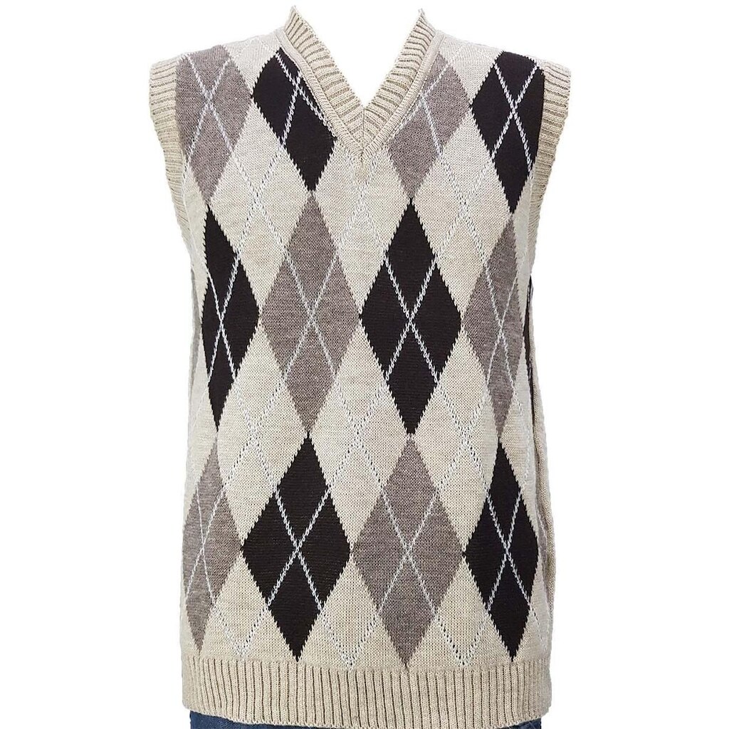 Colete Katlen Tricot Jacquard Losango