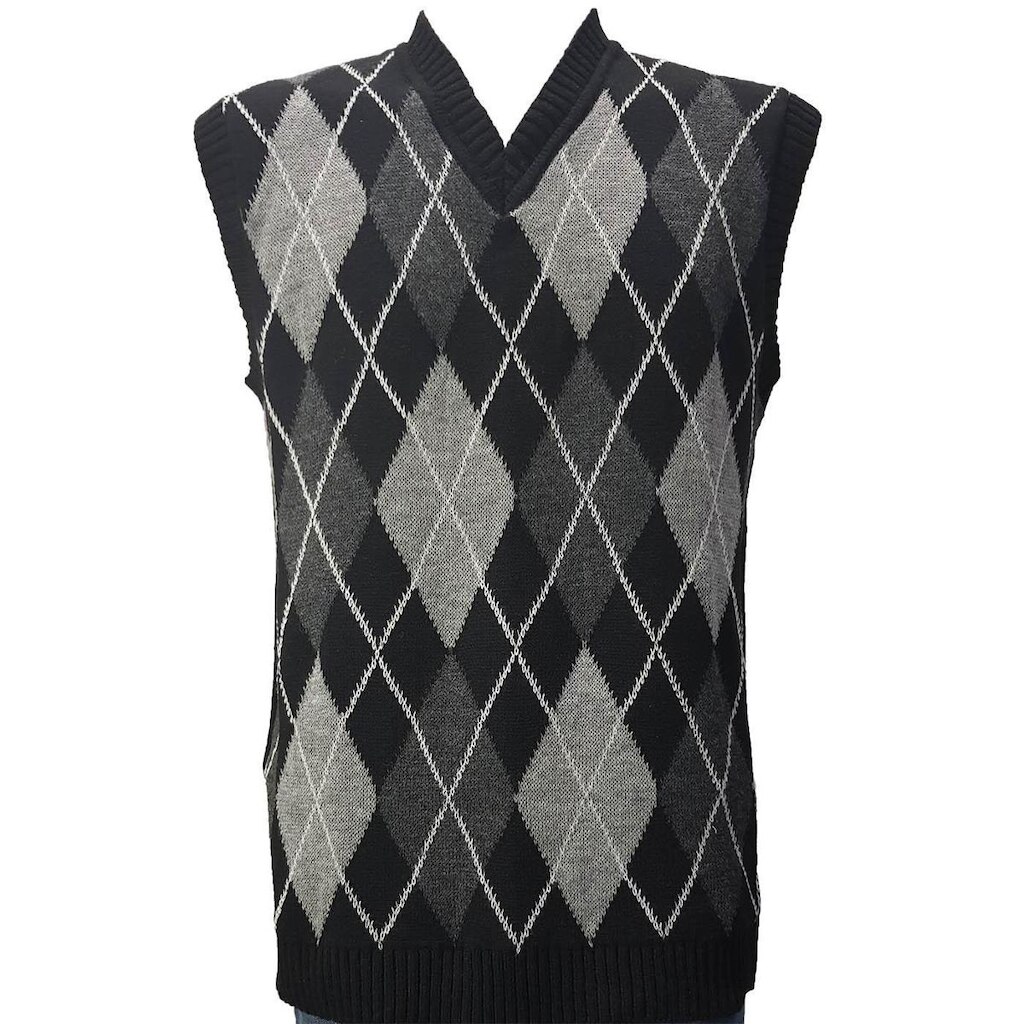 Colete Katlen Tricot Jacquard Losango