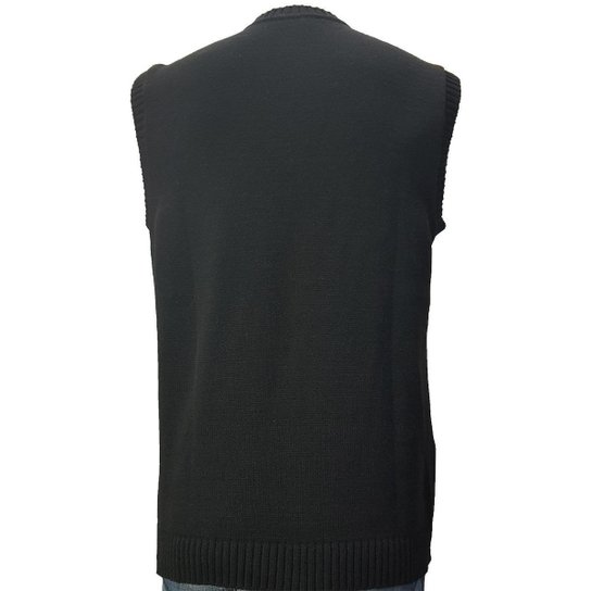 Colete Katlen Tricot Jacquard Losango