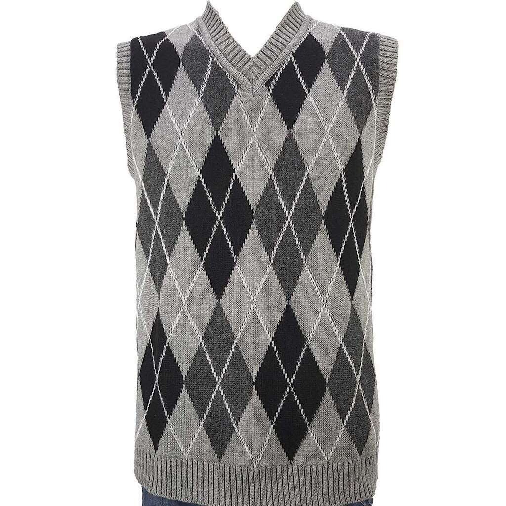 Colete Katlen Tricot Jacquard Losango