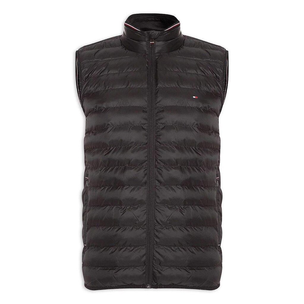 Colete Puffer Tommy Hilfiger Packable Circular Vest Preto