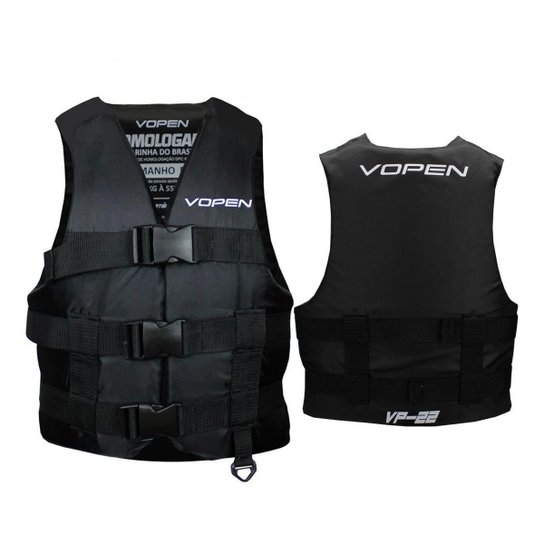 Colete Salva Vidas  Nylon Jet Ski Homologado Vopen - Preto+Rosa Menor preço em Colete Salva Vidas  Nylon Jet Ski Homologado Vopen - Preto+Rosa