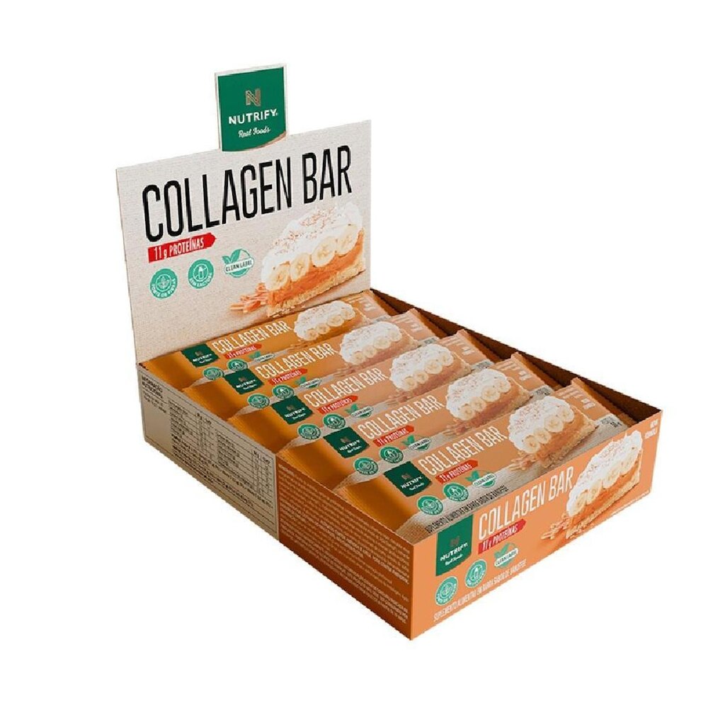 Collagen Bar Banoffee  - Nutrify 10 un.