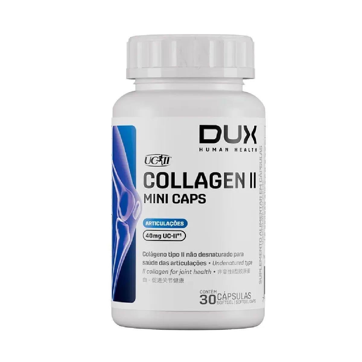 Collagen ii Mini - 30 Cápsulas - Dux Nutrition