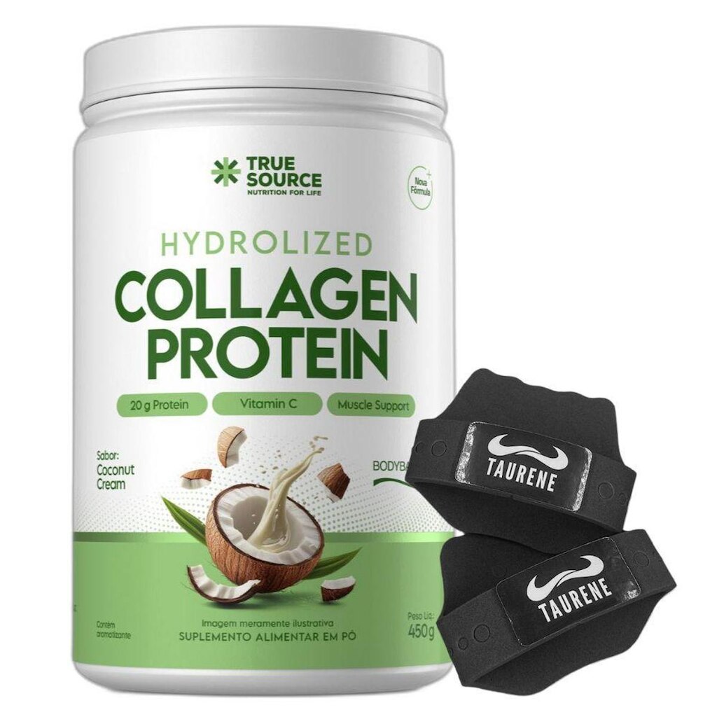 Collagen Protein Hidrolisado Coconut 450g Luva - True Source