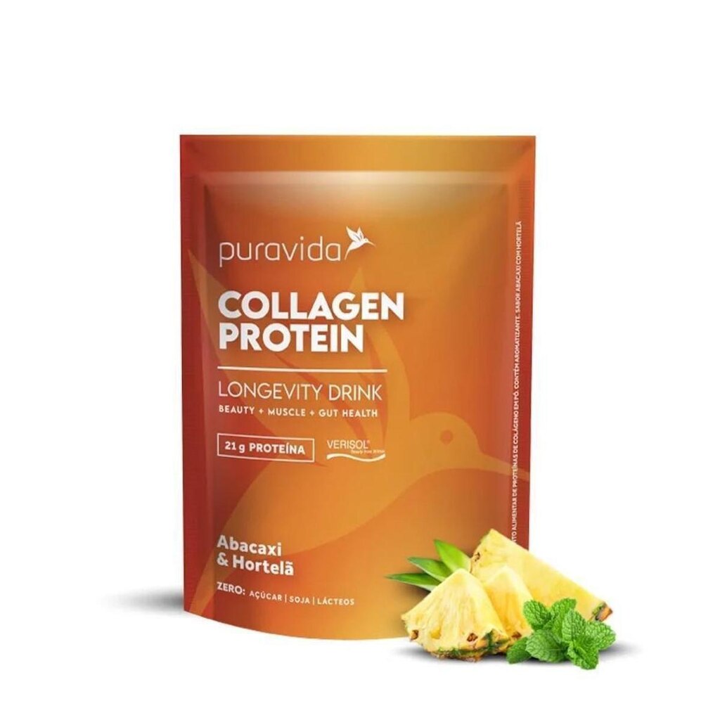Collagen Protein  Proteina de Colageno 450g Puravida