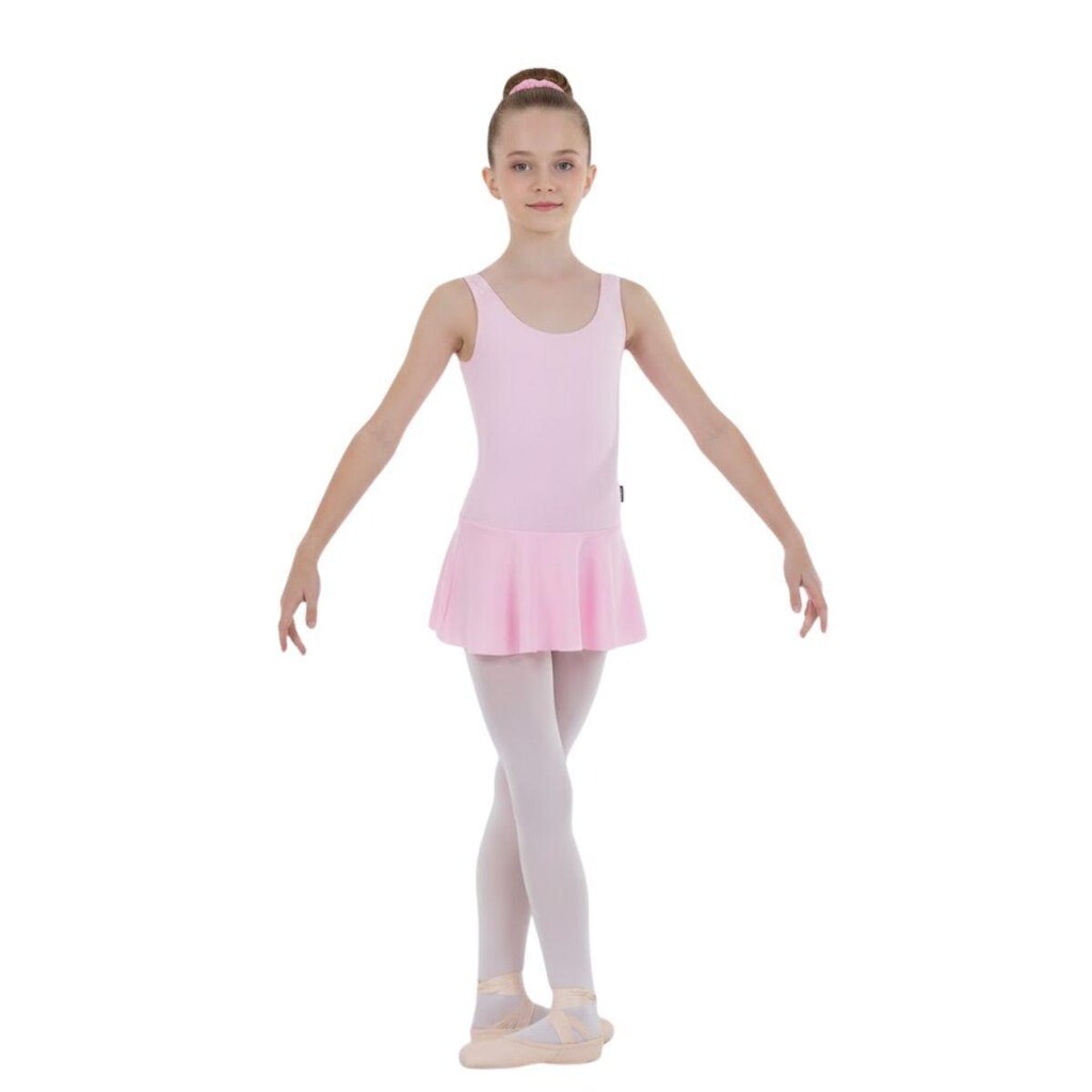 Collant Regata Infantil Com Saia Só Dança Menina Bailarina