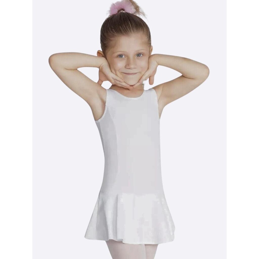 Collant Regata Infantil com Saia Só Dança