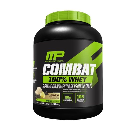 Combat 100% Whey 1814G Musclepharm Menor preço em Combat 100% Whey 1814G Musclepharm