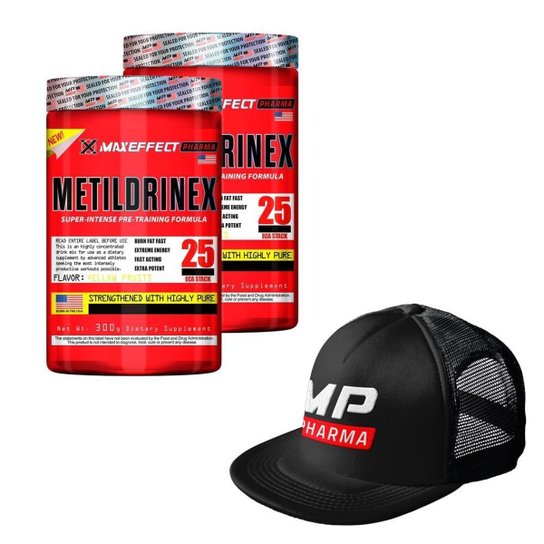 Combo 2 Metildrinex Maxeffect Pharma 300G + Boné é boa?