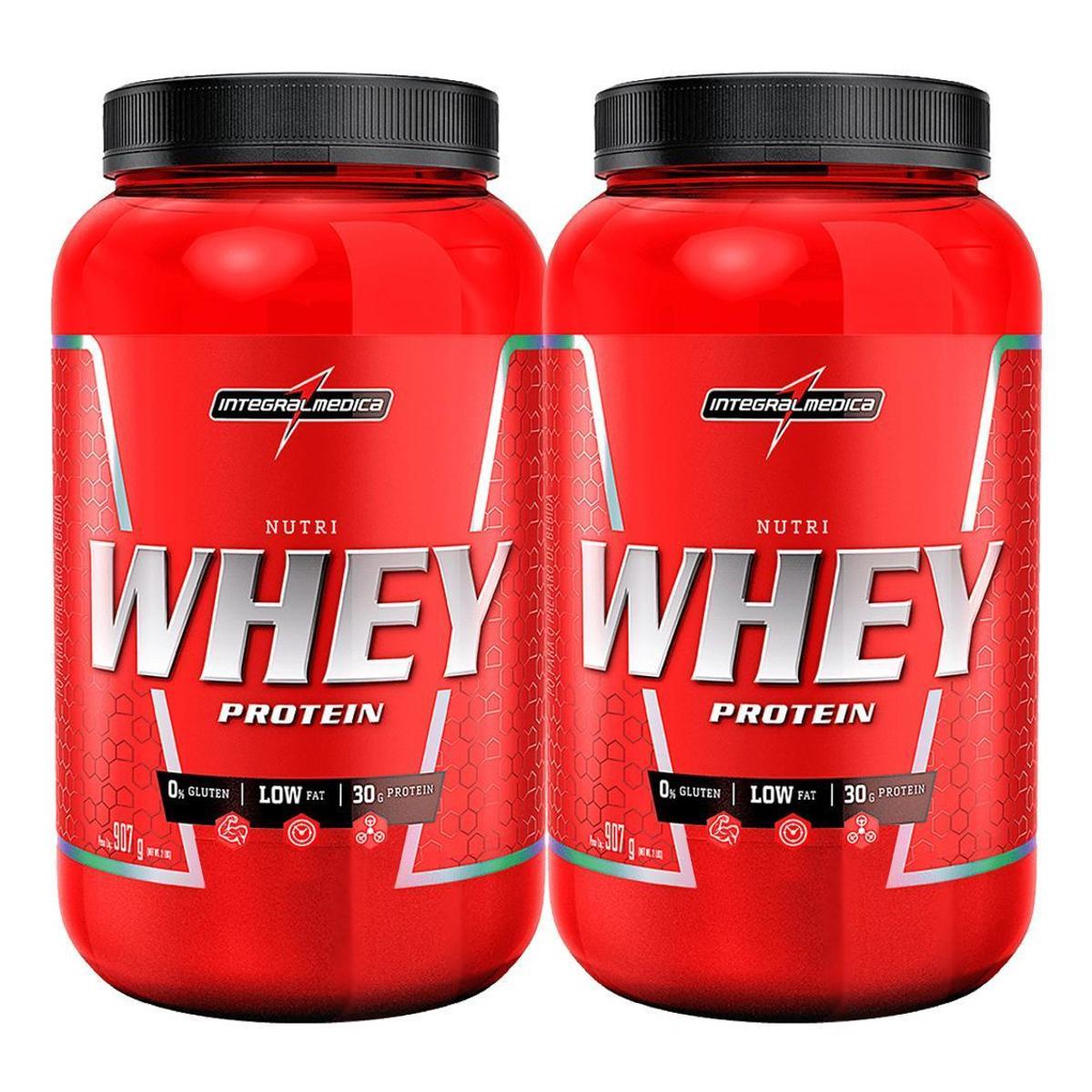 Combo 2 Nutri Whey Isolado Concentrado Protein - Integralmedica Menor preço em Combo 2 Nutri Whey Isolado Concentrado Protein - Integralmedica