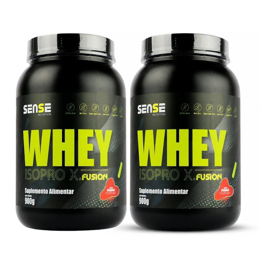 Combo 2 Unidades Whey Iso Pro X Fusion Sense Nutrition Sabores Variados
