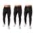Combo 3 Calças Masculinas Moletom Cordao Neon Ajuste Cintura - Preto