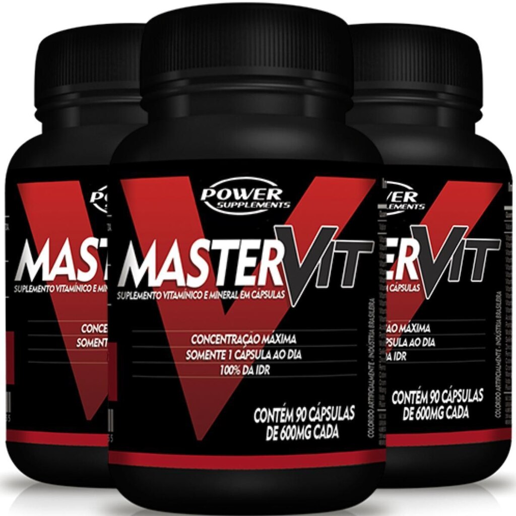 COMBO 3 MASTER VIT VITAMINAS E MINERAIS CONCENTRADO 270 CAPS