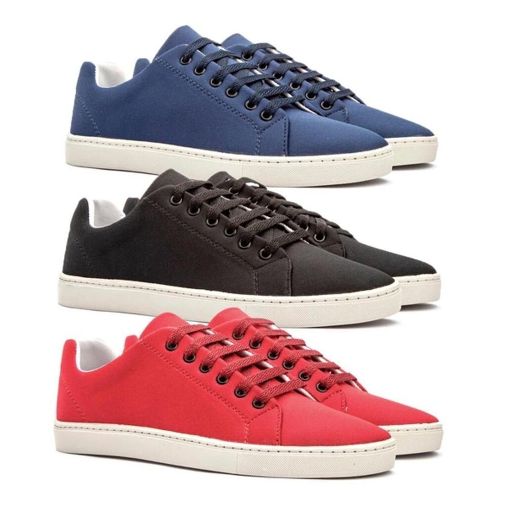 Combo 3 Pares Sapatenis Dallas