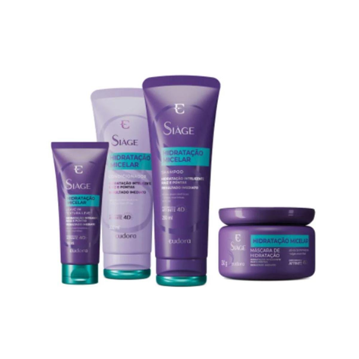 Combo Eudora Siàge Hidratação Micelar Menor preço em Combo Eudora Siàge Hidratação Micelar