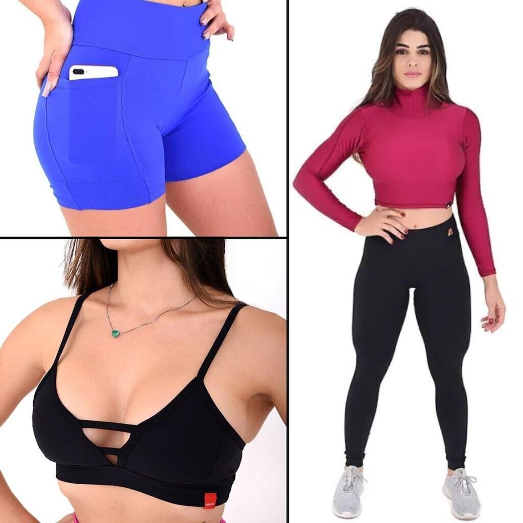 Combo Insanity (KIT- 1 Top Krist + 1 Short Five + 1 Legging)