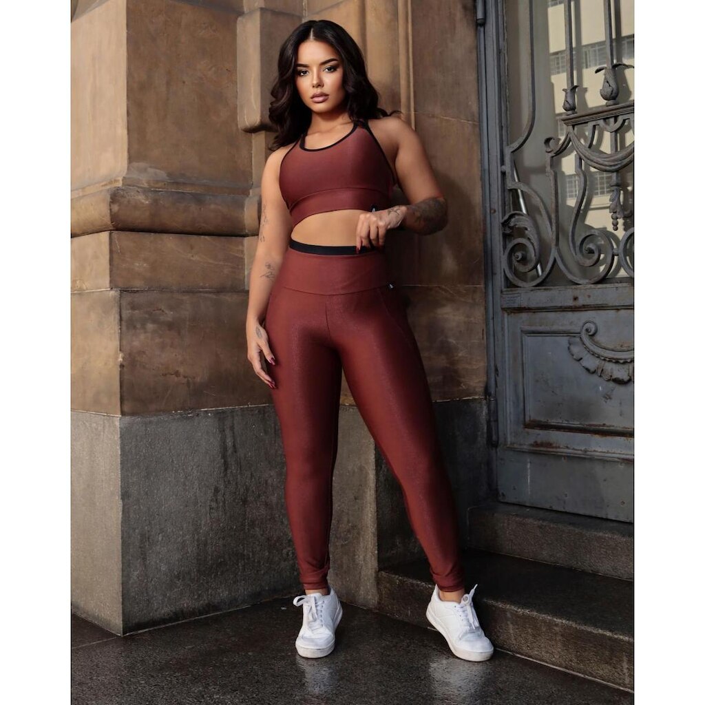 Combo Kit Feminino Insanity Top Forza e Legging Perfezione