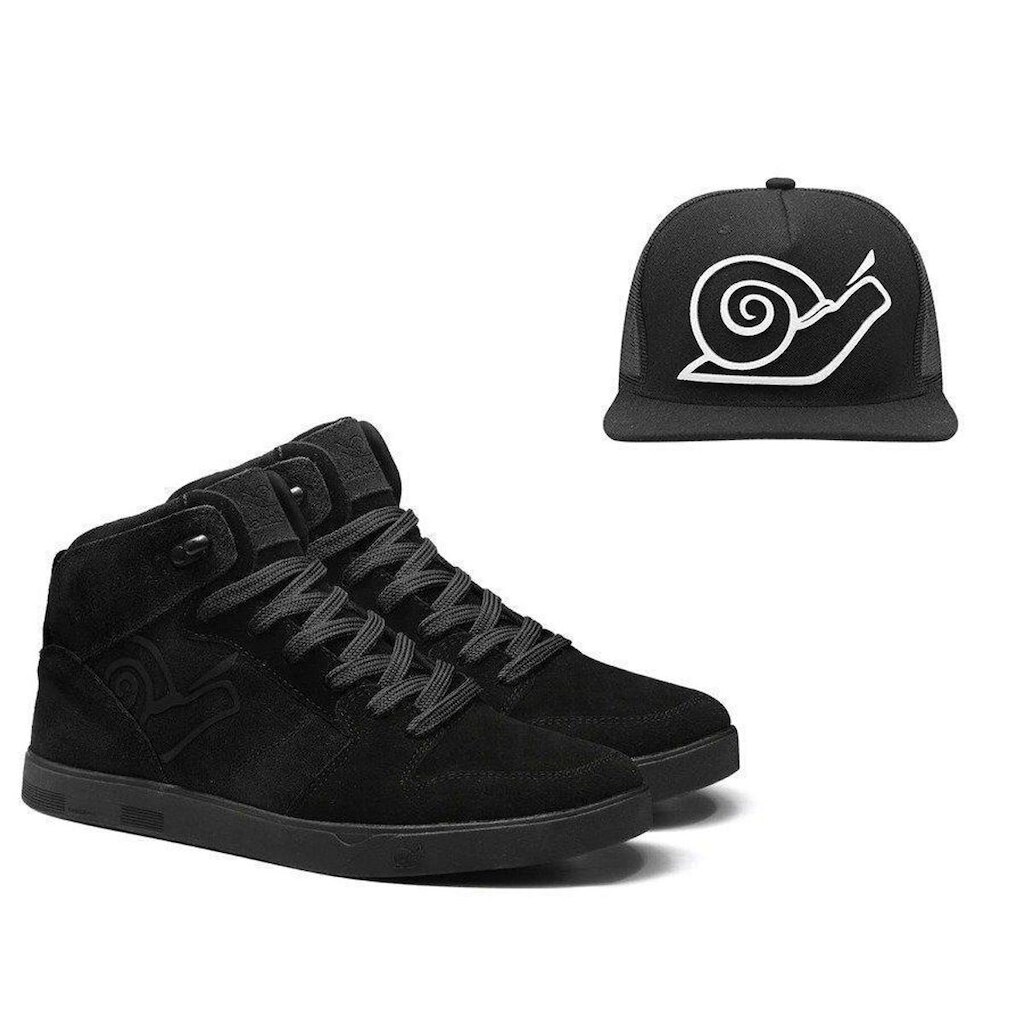 Combo LandFeet Tênis + Boné Qualidade Durável Couro