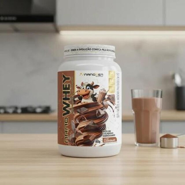 Combo Nutrição Completa Nanogen Whey Protein Creatina Nano Night Nanogen Biotecnology
