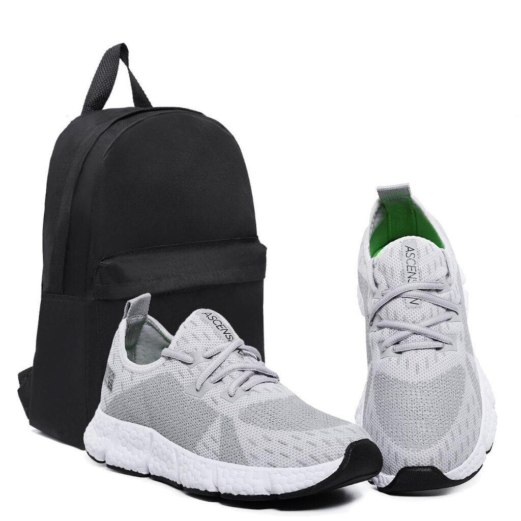 Combo Tênis Masculino Esportivo Com Mochila Perfeito para Caminhar, Treinar e Usar no Dia a Dia