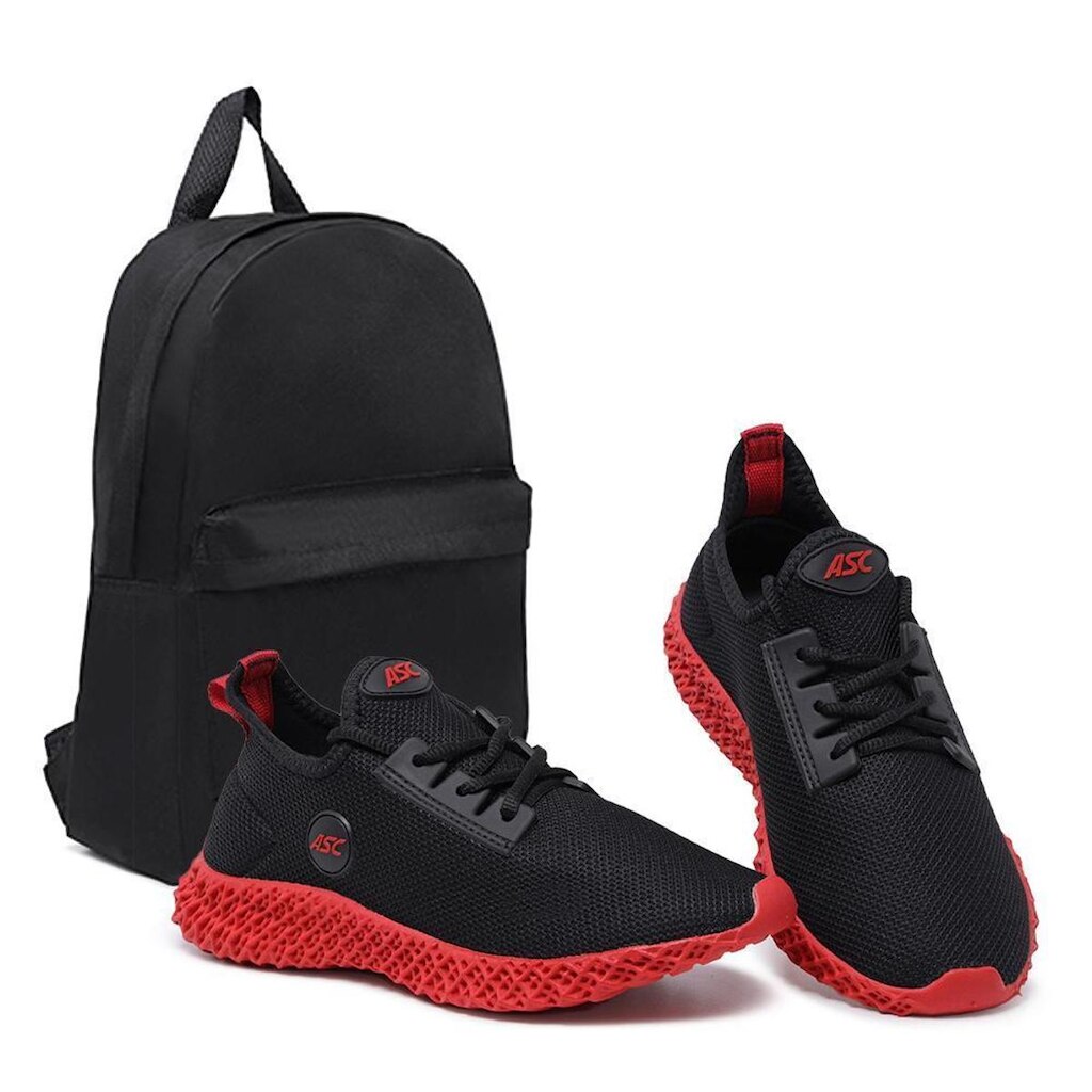 Combo Tênis Masculino Ortopédico Com Mochila Conforto e Leveza para Caminhada, Academia