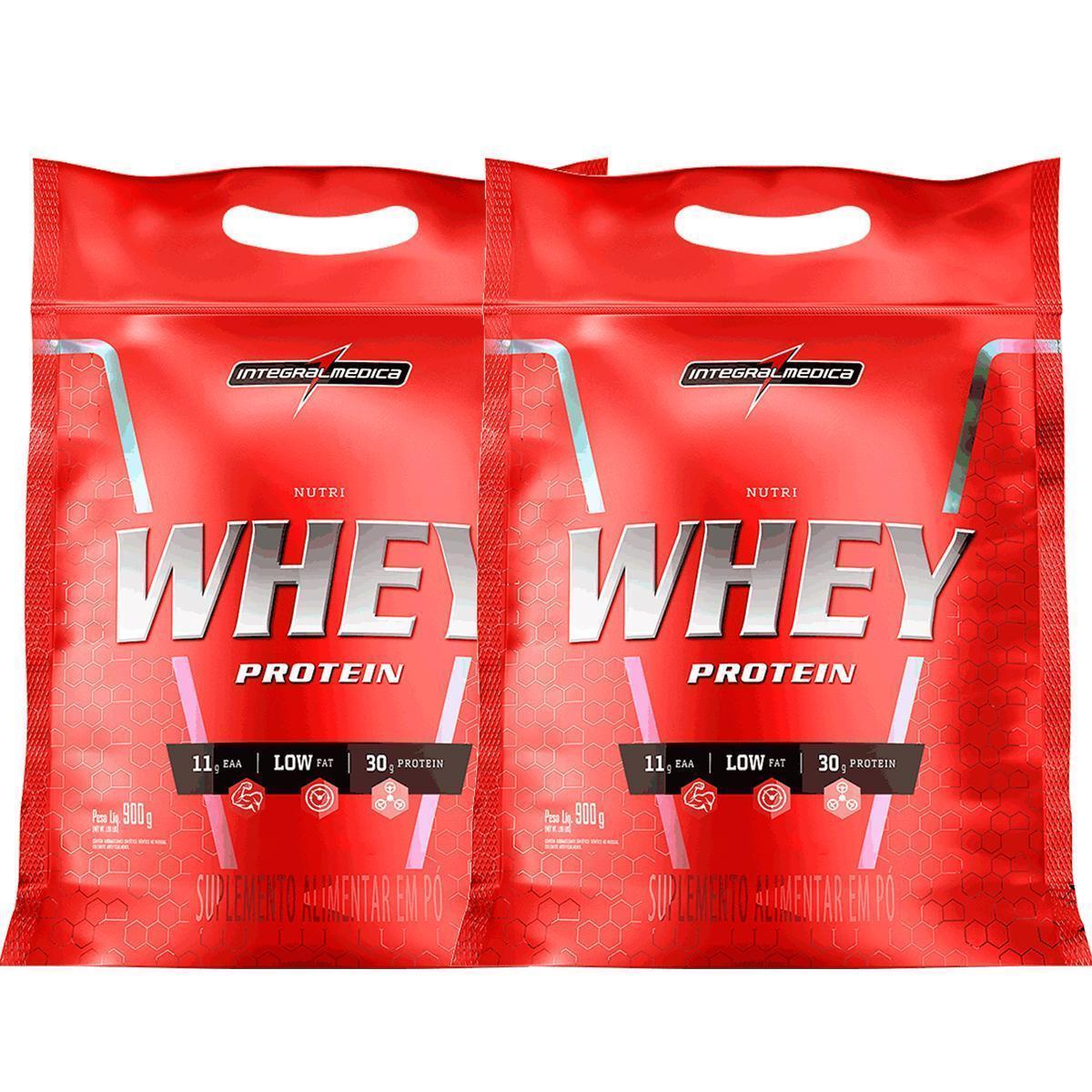 Combo Whey protein 2x Nutri Isolado Concentrado Cookie 900g Refil - Integralmedica Menor preço em Combo Whey protein 2x Nutri Isolado Concentrado Cookie 900g Refil - Integralmedica