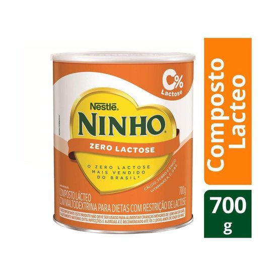 Composto Lácteo Ninho Forti+ Zero Lactose 700g