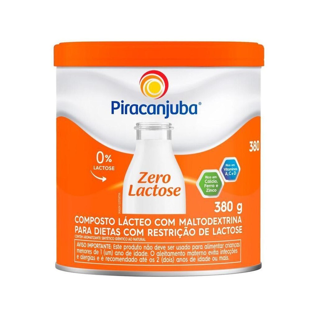 Composto Lácteo Piracanjuba 10283 Zero Lactose 380g