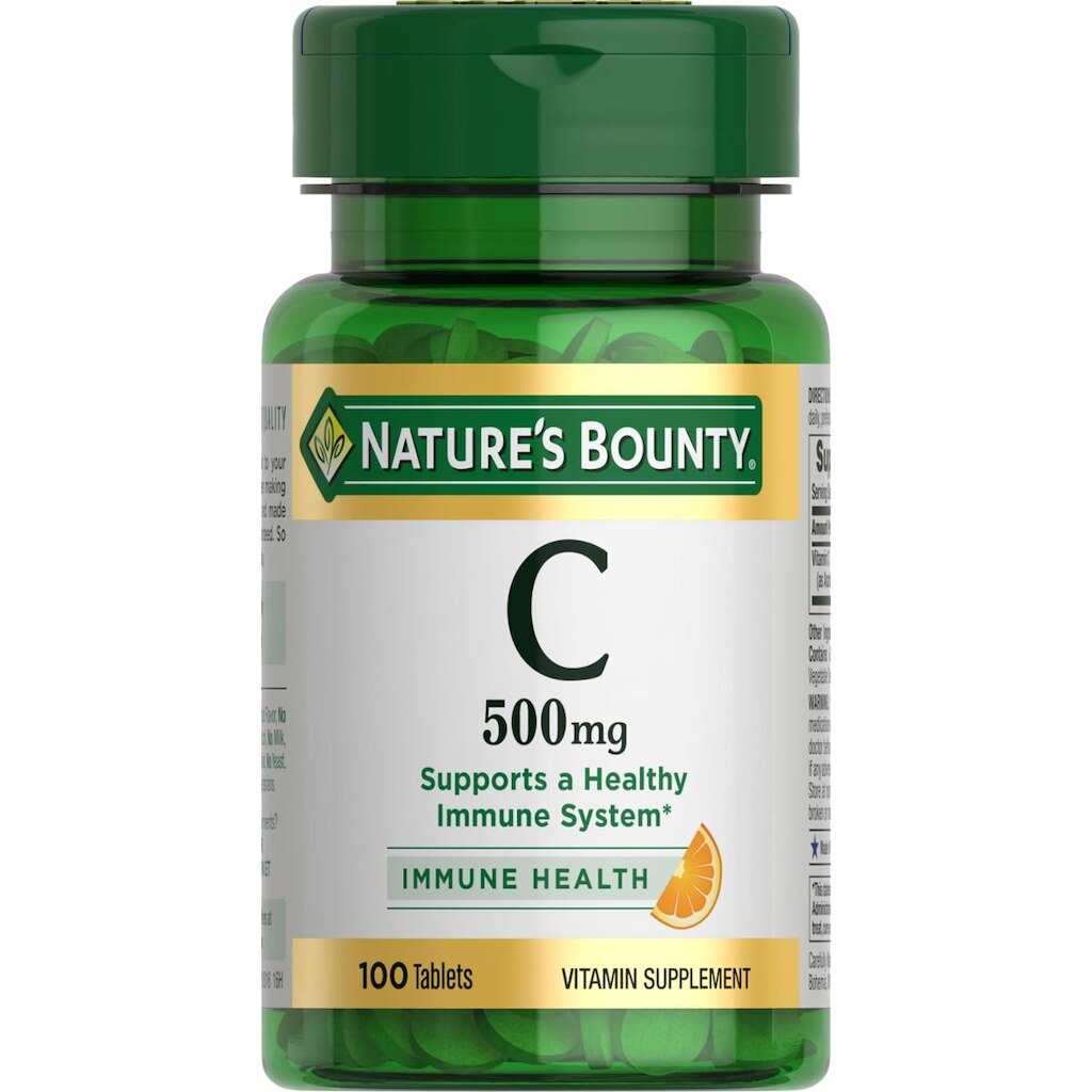 Comprimidos De Vitamina C Nature'S Bounty 500 Mg, 100 Unidades