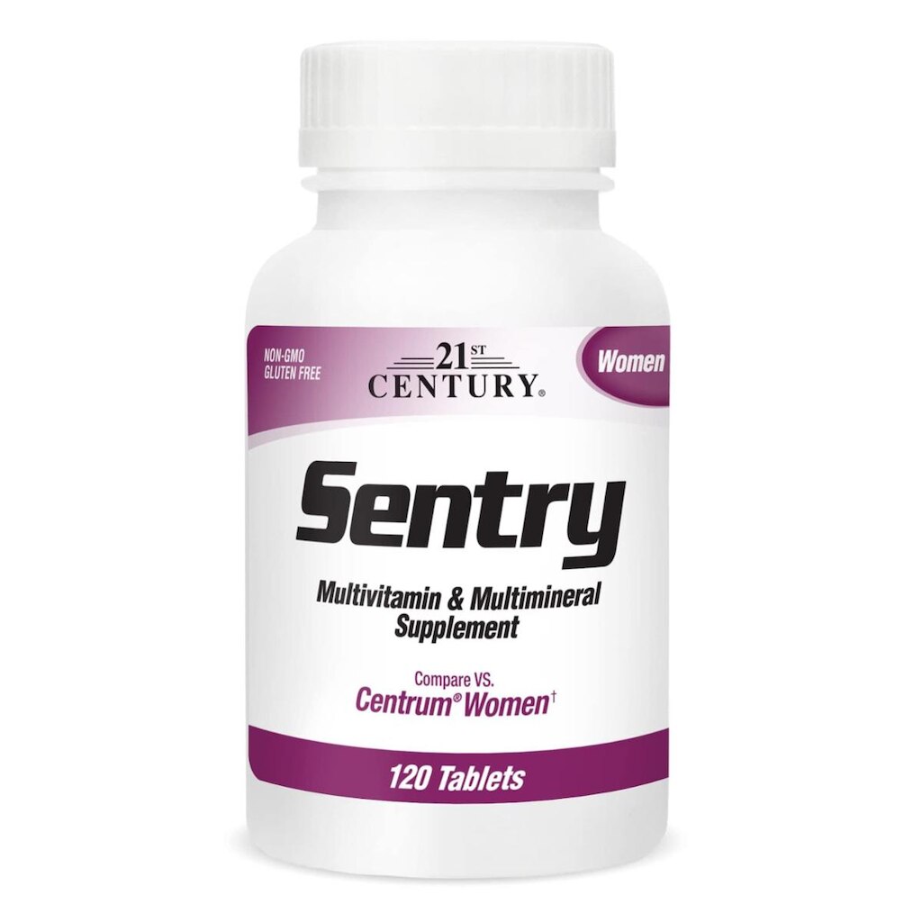 Comprimidos multivitamínicos 21st Century Sentry Women 120 unidades
