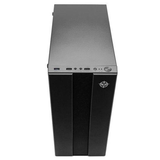 Computador Intel i5-9400F, H310M, GTX 1050Ti 4GB, 8GB, SSD 120GB, 500W - Preto