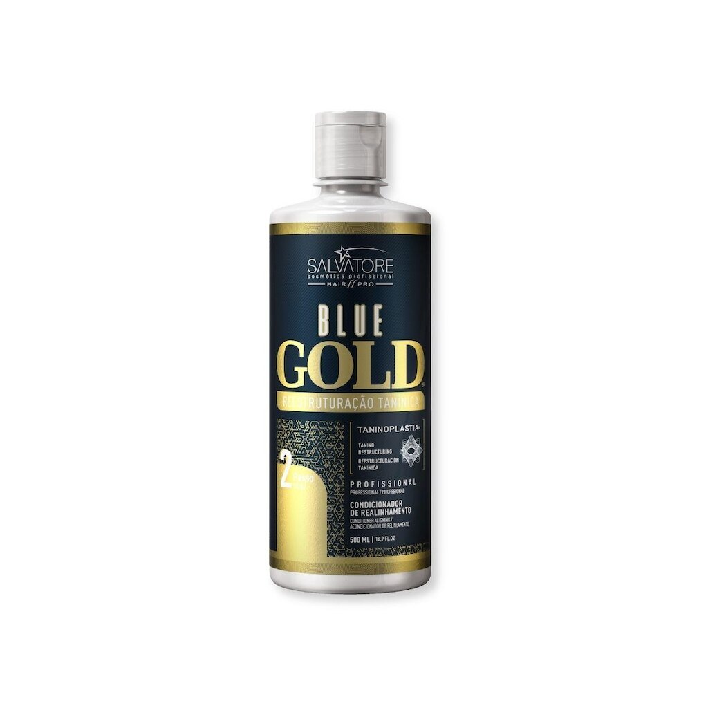 Condicionador Blue Gold Salvatore 500ml Efeito Super Liso