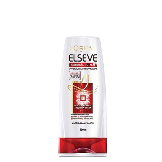 Condicionador Elseve Reparação Total 5+ L'Oréal Paris 400ml - Incolor Menor preço em Condicionador Elseve Reparação Total 5+ L'Oréal Paris 400ml - Incolor