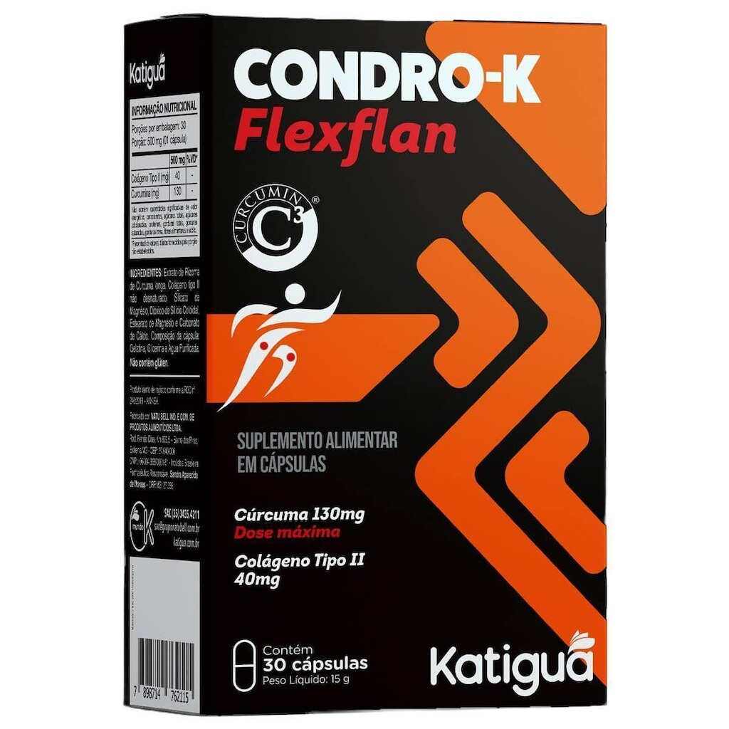 Condro-K Flexflan - 30 Cápsulas - Katiguá
